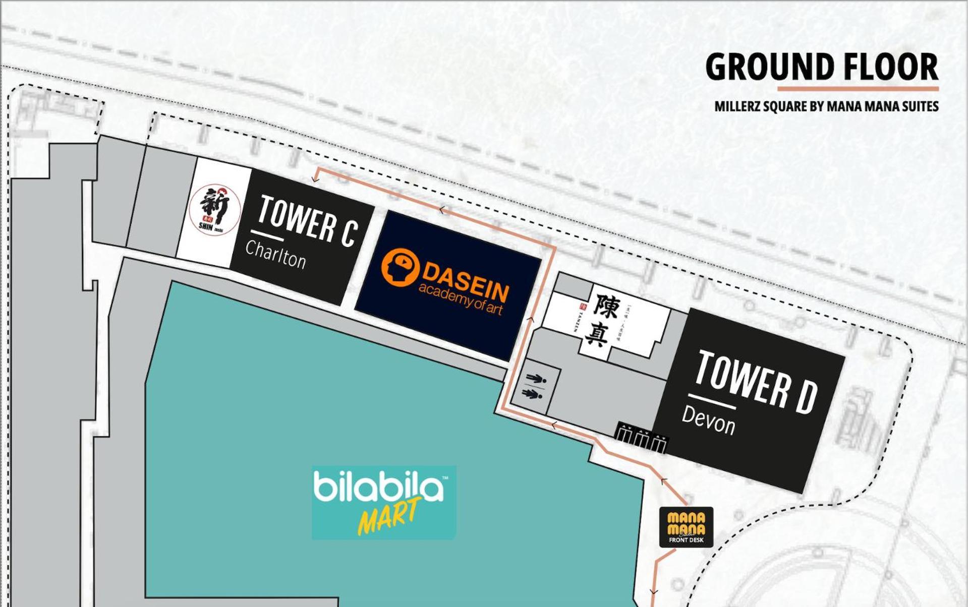 Millerz Square Mana-Mana Suite Kuala Lumpur Luaran gambar